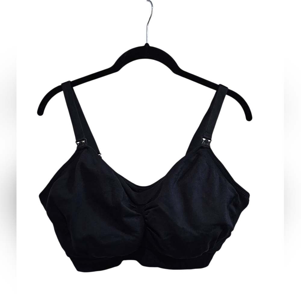 Kindred Bravely Busty Elegant Black Women's Maternity Nursing Bra Size Large